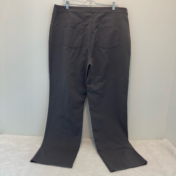 St. John gray wide legs casual pants size 16 - Picture 3 of 12